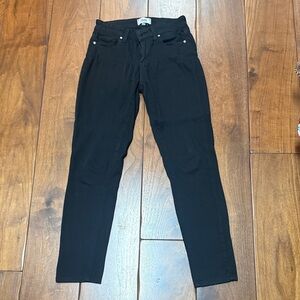 PAIGE Jet Black Denim Pants